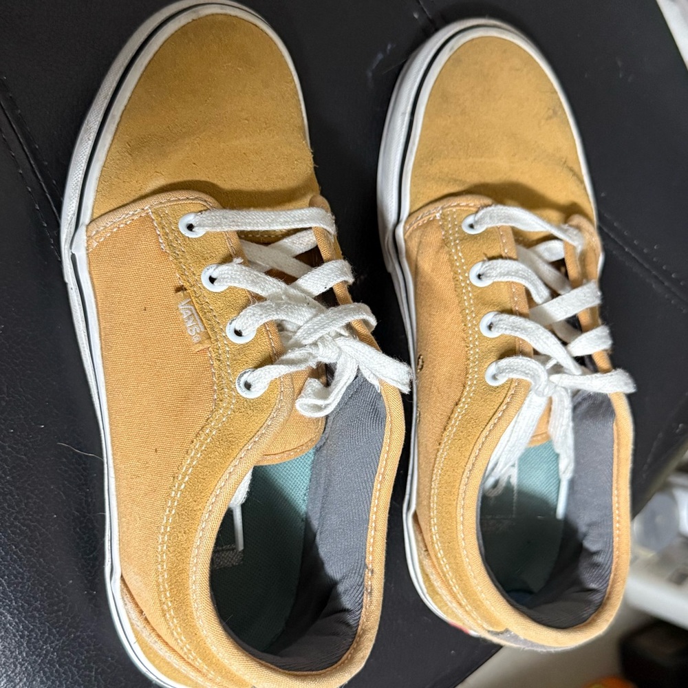Vans skate shoe mustard yellow 5.5 men’s